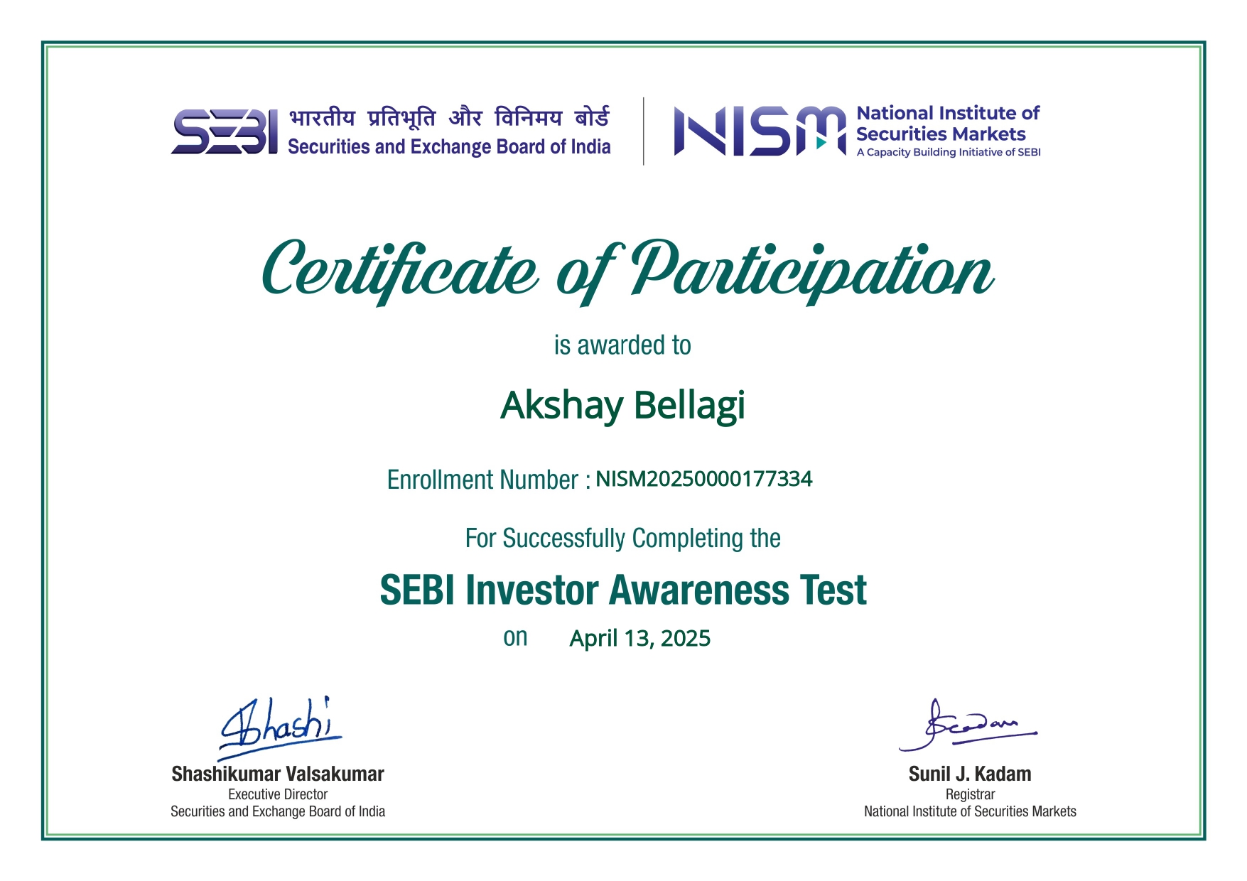 NISM Certification